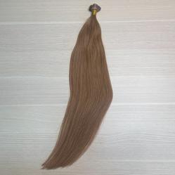Индийские волосы на капсулах 55см 50прядей 50грамм - светло-русые #18