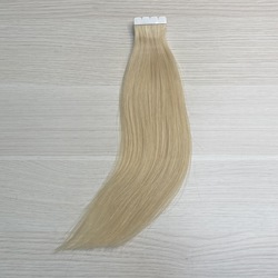 Натуральные волосы на лентах 30 см - затемненный блонд #22