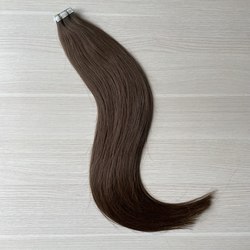 Натуральные волосы на лентах 60см 70г (повышенная густота) - #4