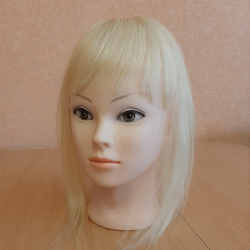 Накладка из натуральных волос 8х8 см - блонд