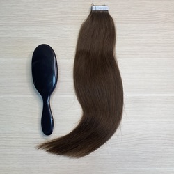 PREMIUM натуральные волосы 20 лент 40см 50г - коричневый #4