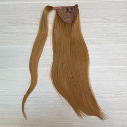 Натуральный хвост 40см 60г - карамельный блонд#27