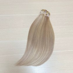 PREMIUM Натуральные волосы Премиум на заколках 40см 60г - светлое мелирование #16/613