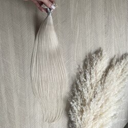  Волосы LUX на капсулах 50см 50пр 50г - Серебристый блонд #60с