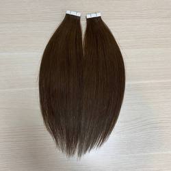 PREMIUM волосы на лентах 35 см - Горький шоколад #2