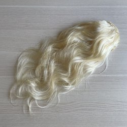 Шиньон из натуральных волос 40 см #60 блонд