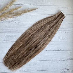 Натуральные волосы - 20 лент 40см 50г #4/27