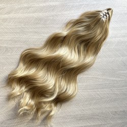 Хвост из искусственных волнистых волос - #22