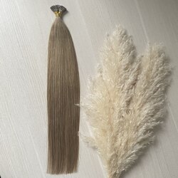 Натуральные волосы на капсулах 50см 50пр 50г - русый #14